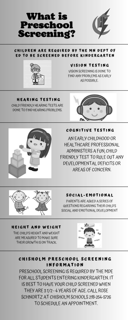 pre school screening