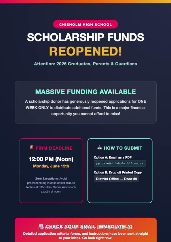 Scholarship Opportunity