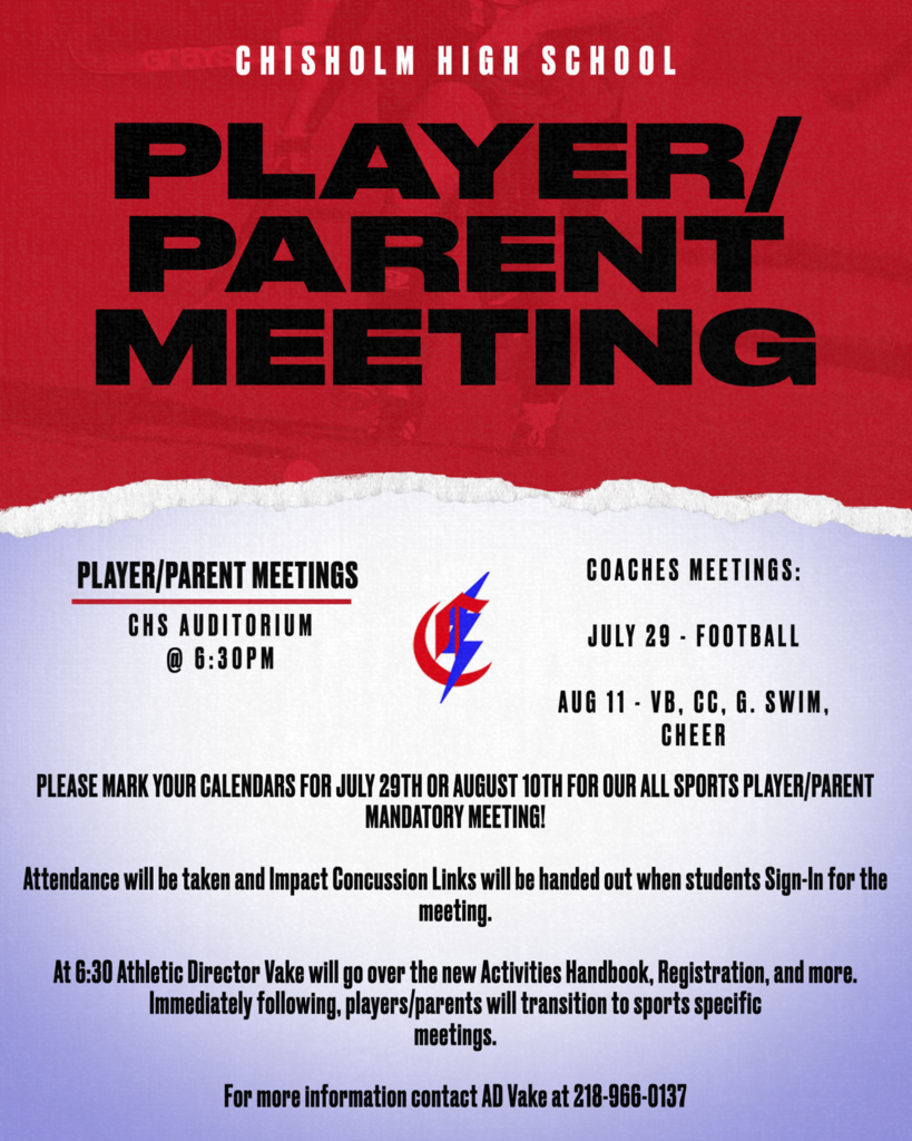 player parent meetings 2026