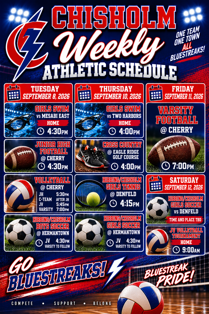 weekly schedule