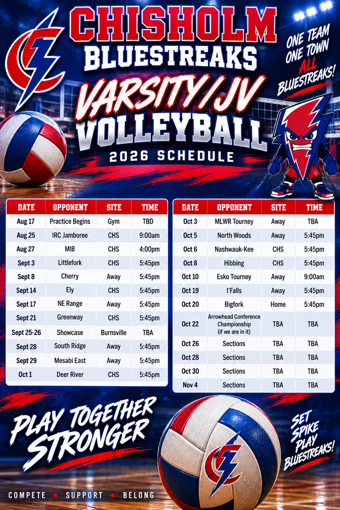 fall schedules 2026