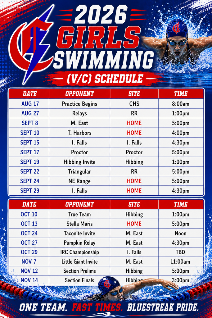 fall schedules 2026