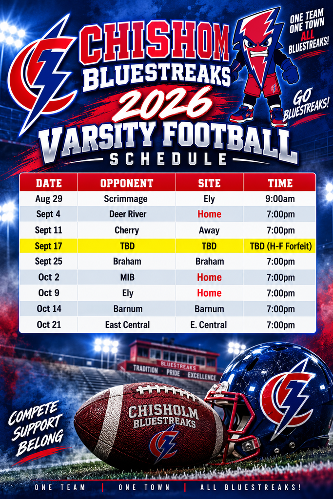 fall schedules 2026