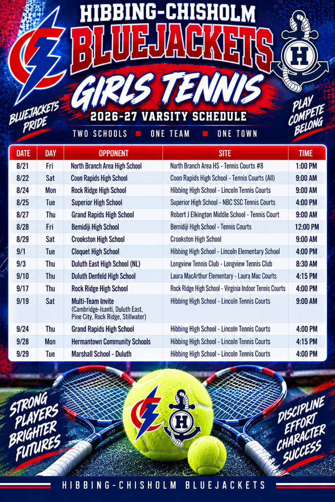 fall schedules 2026