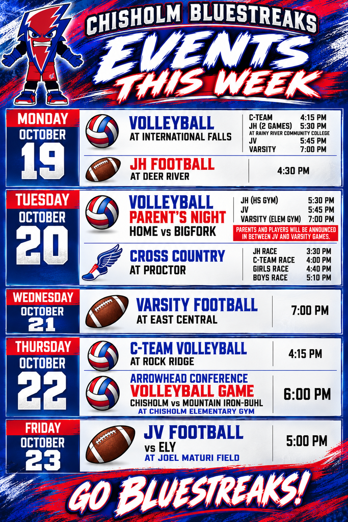 weekly schedule