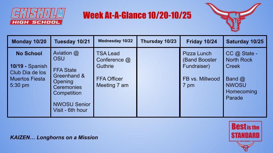 Week At-A-Glance