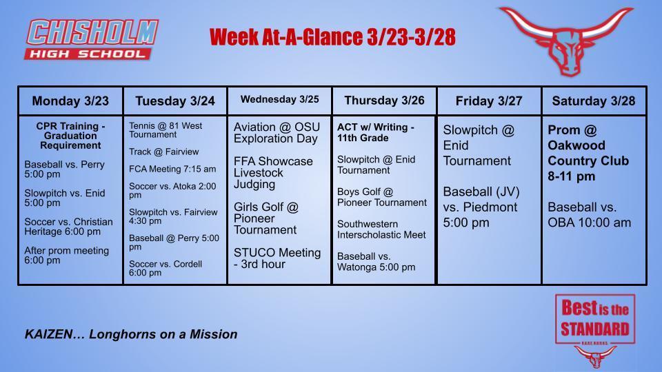 Week At-A-Glance