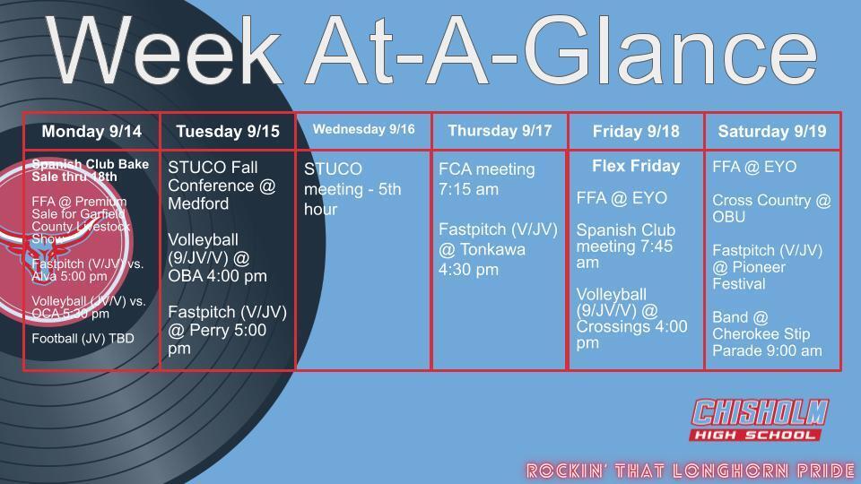 Week At-A-Glance