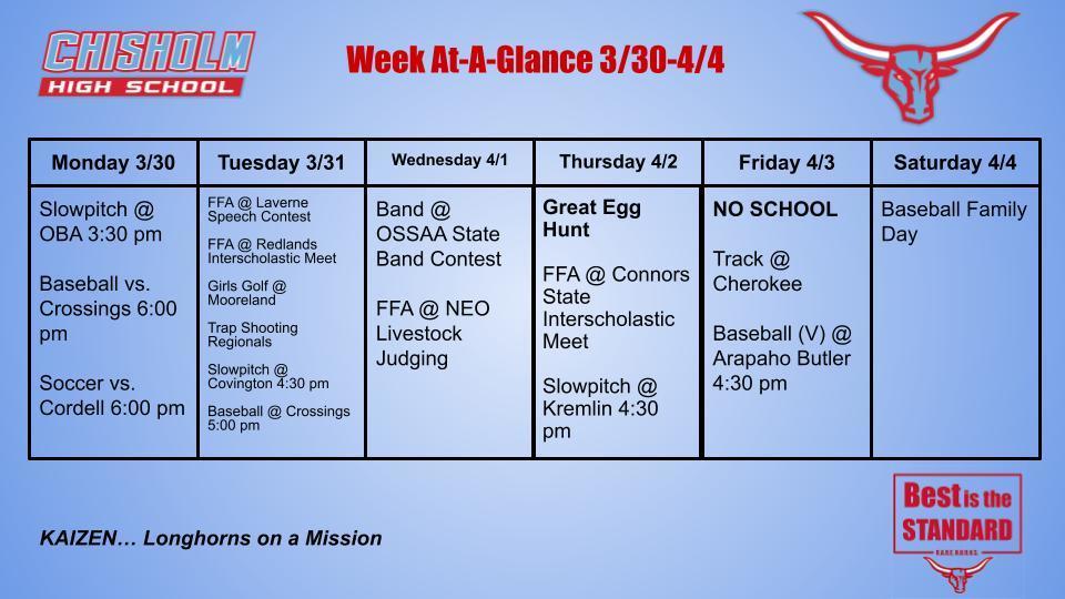 Week At-A-Glance