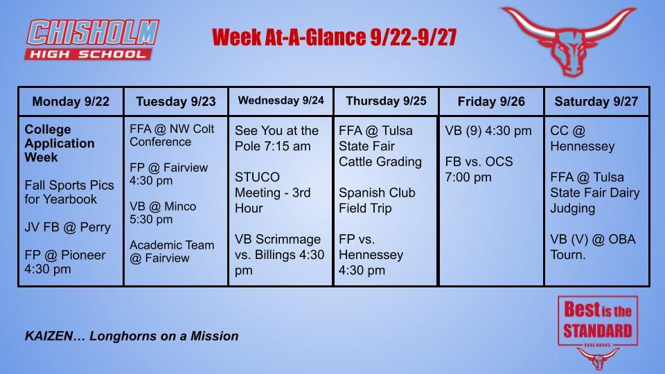 Week At-A-Glance