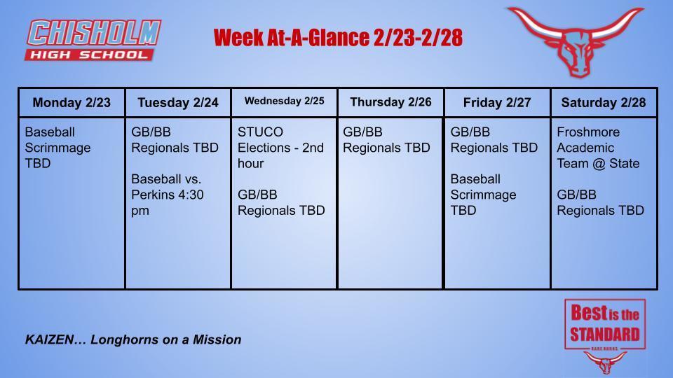 Week At-A-Glance