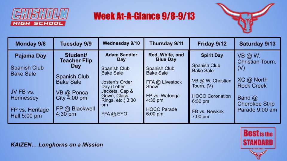 Week At-A-Glance