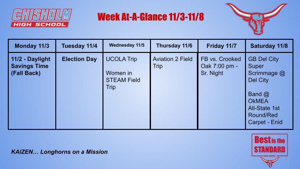 Week At-A-Glance
