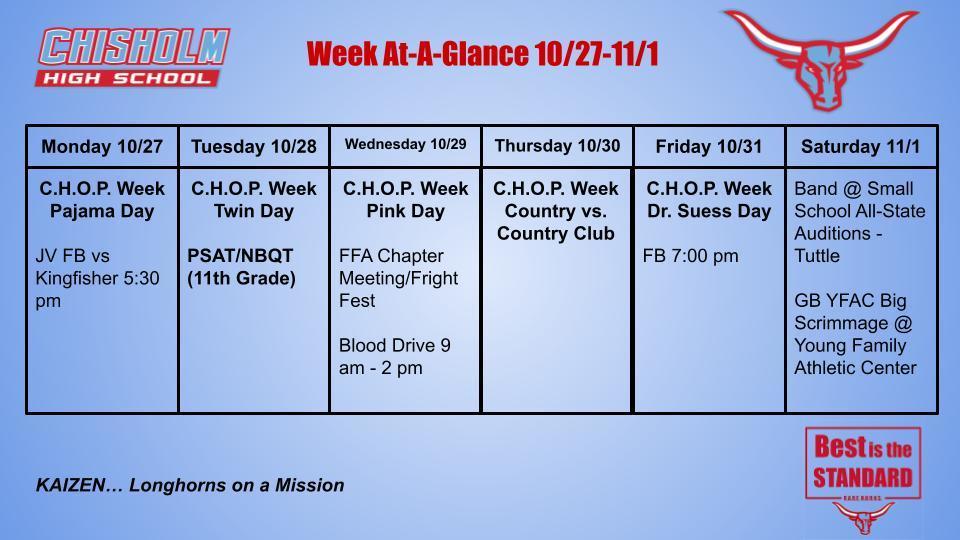 Week At-A-Glance