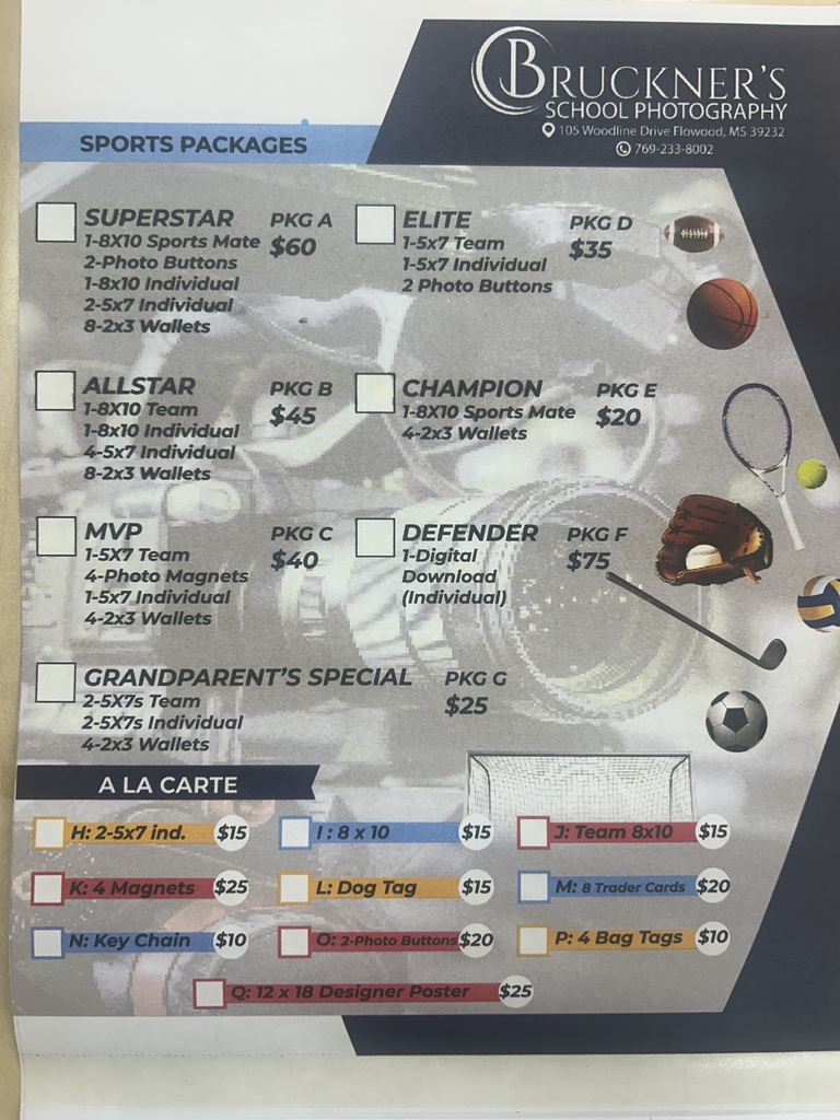 sports order form