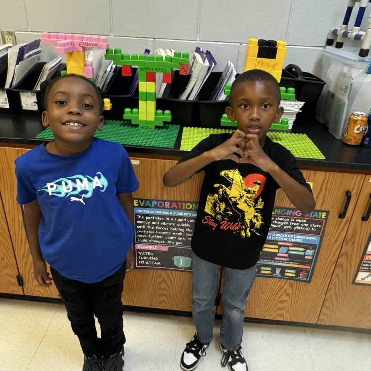 1st and 2nd graders Science Class 