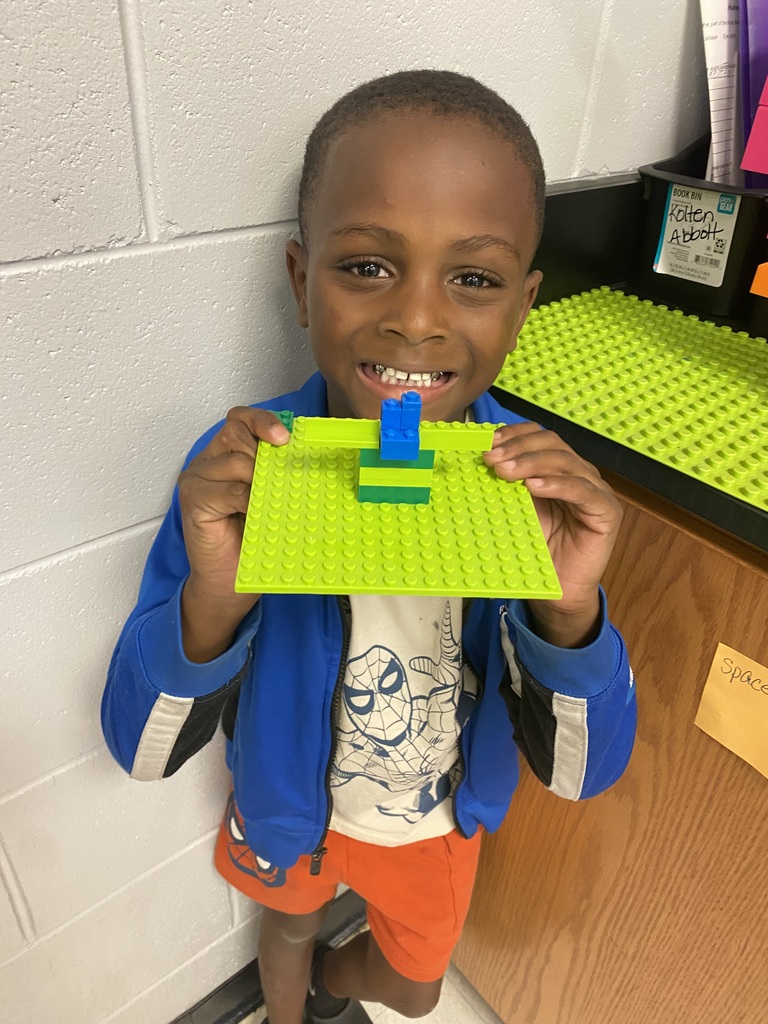 1st Grade students plant seeds and make LEGO model plants