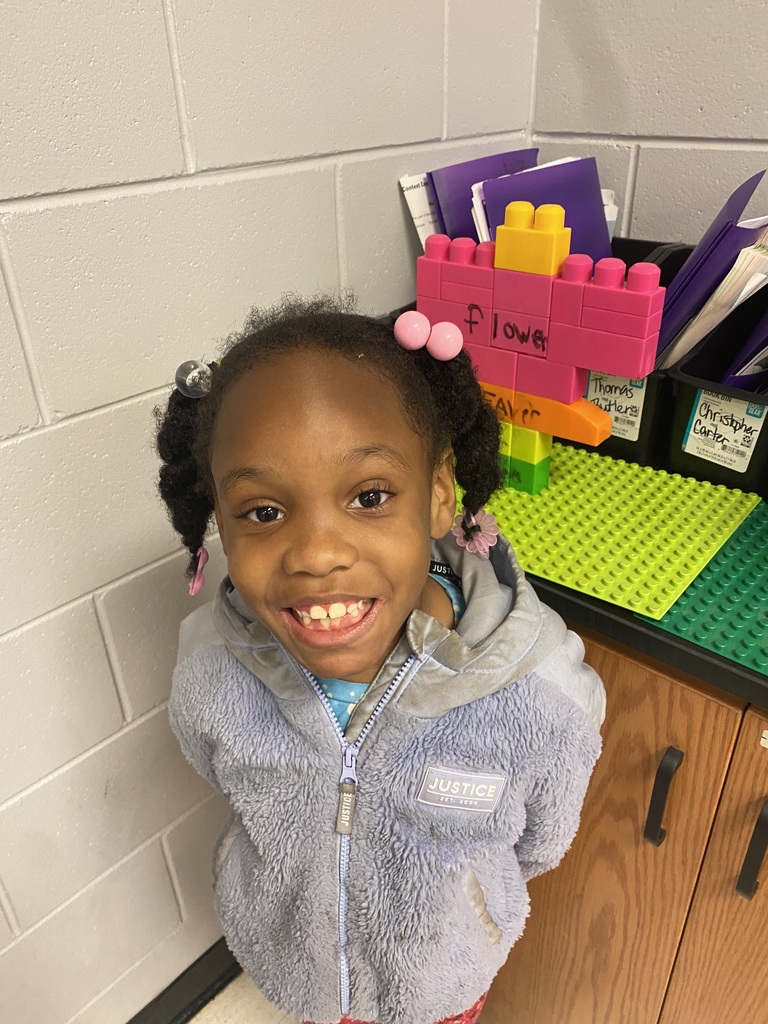 1st Grade students plant seeds and make LEGO model plants