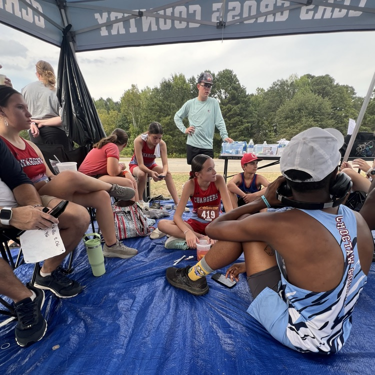 Hanging out under the XC tent