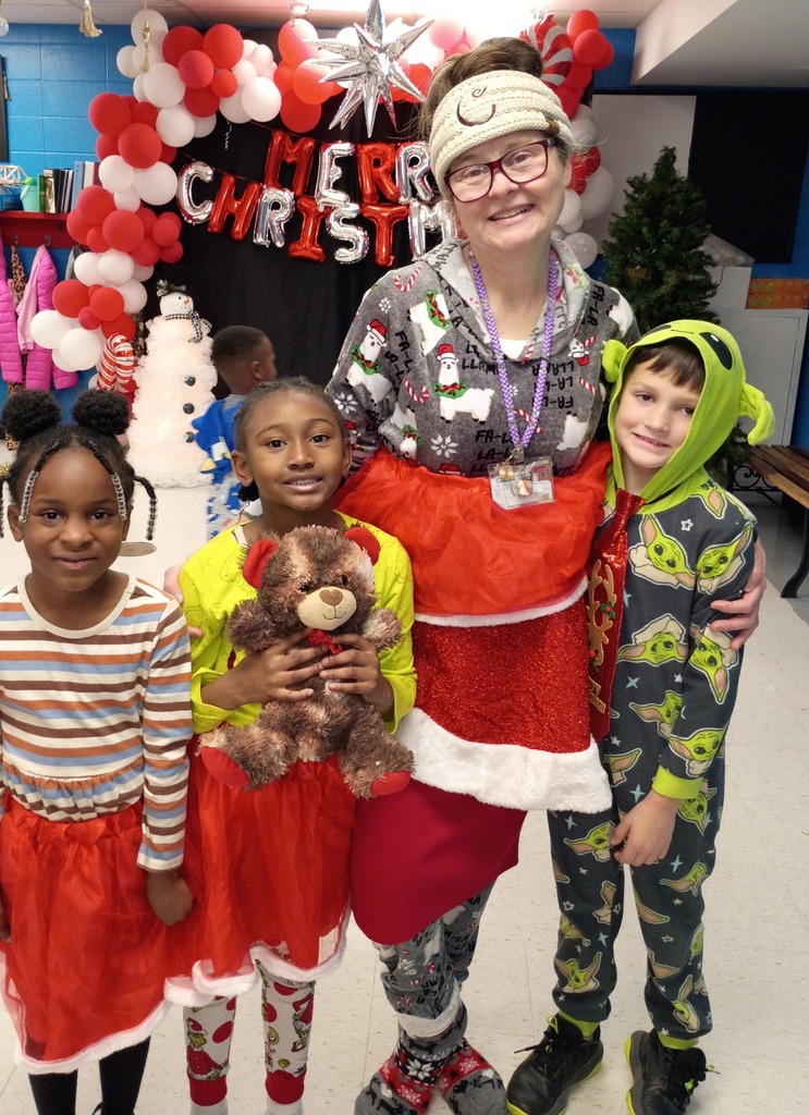 1st Grade Christmas Picture just students in WES 1st Grade