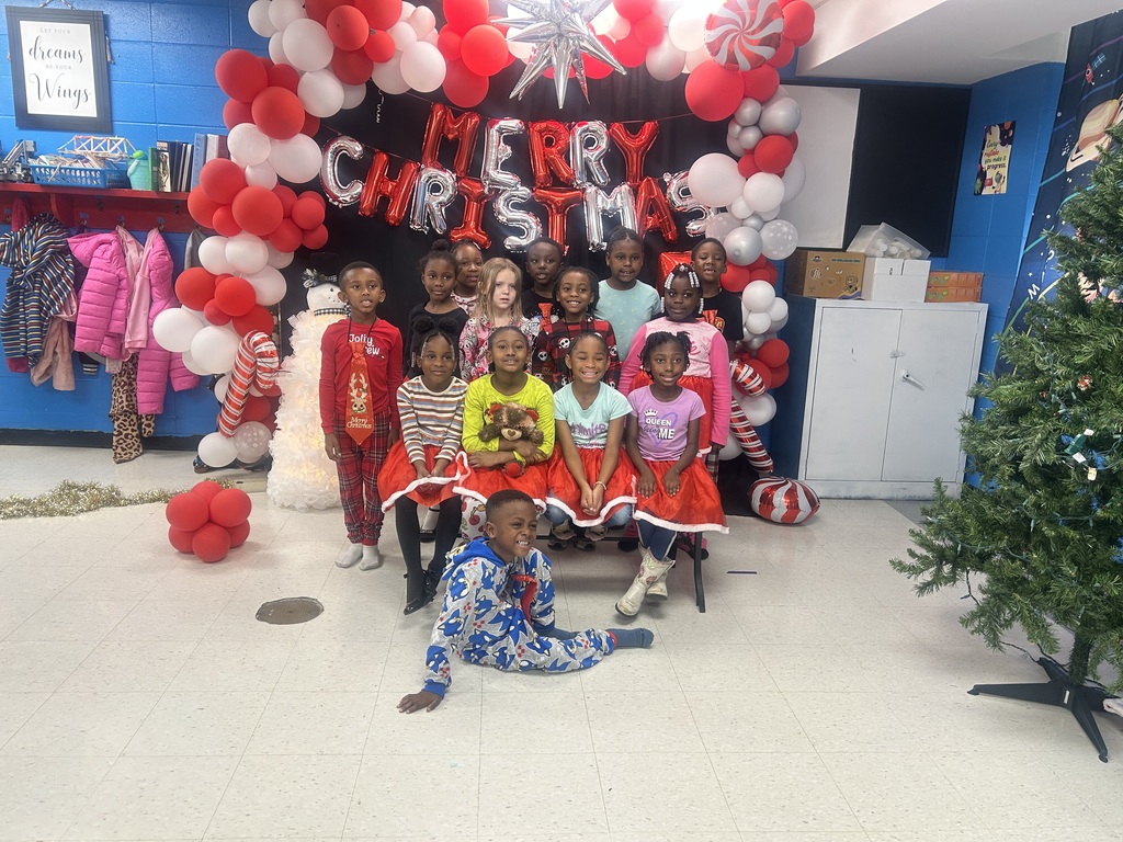 1st Grade Christmas Picture just students in WES 1st Grade