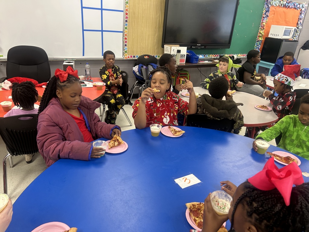 1st Grade Christmas Picture just students in WES 1st and 2nd Grade Homeroom Christmas Party