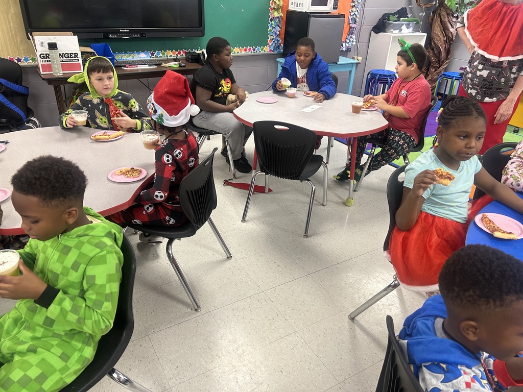 1st Grade Christmas Picture just students in WES 1st and 2nd Grade Homeroom Christmas Party