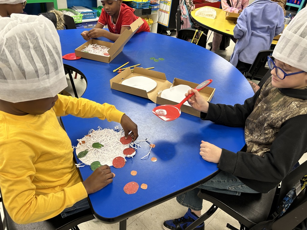 2nd Grade Fraction Pizza