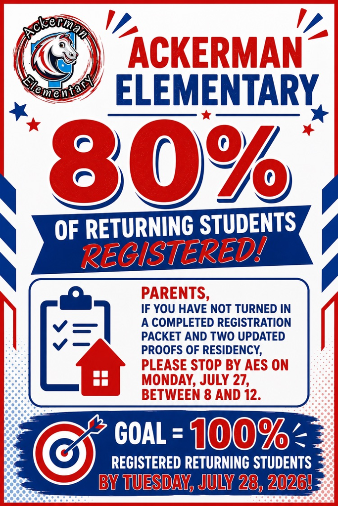 80% of returning students registered