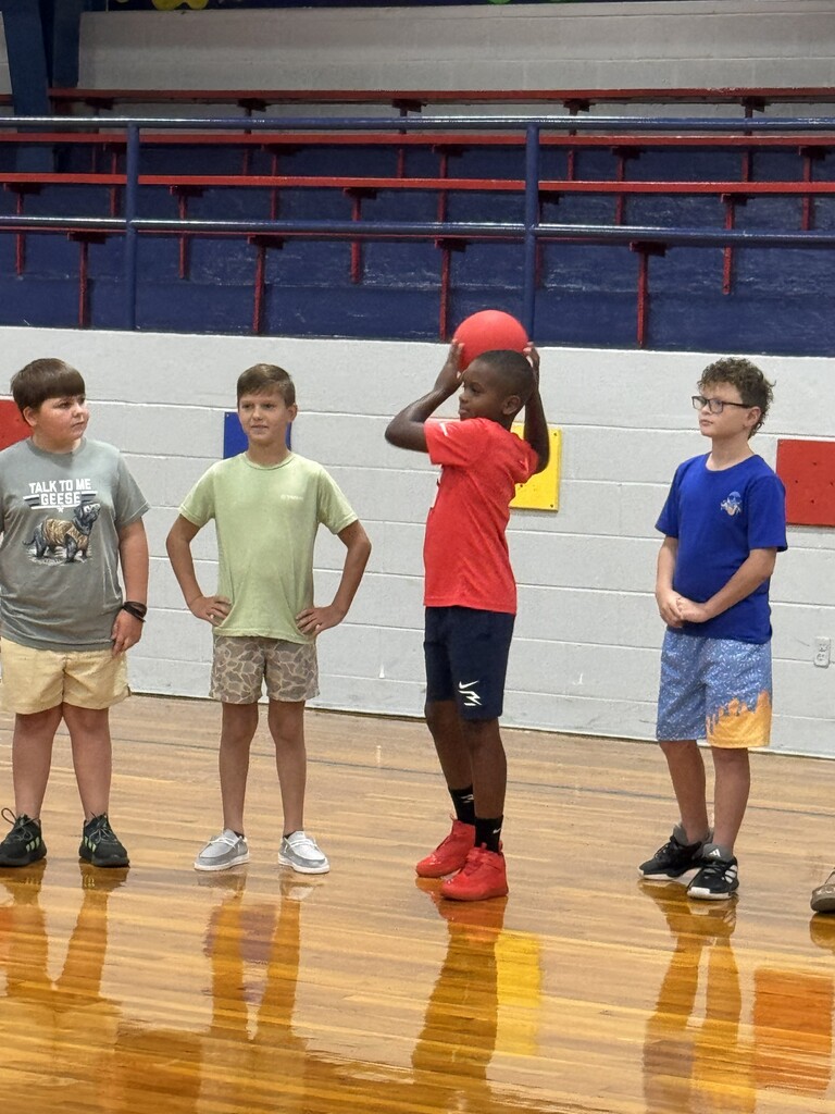 AES students getting more acquainted playing an icebreaker game!