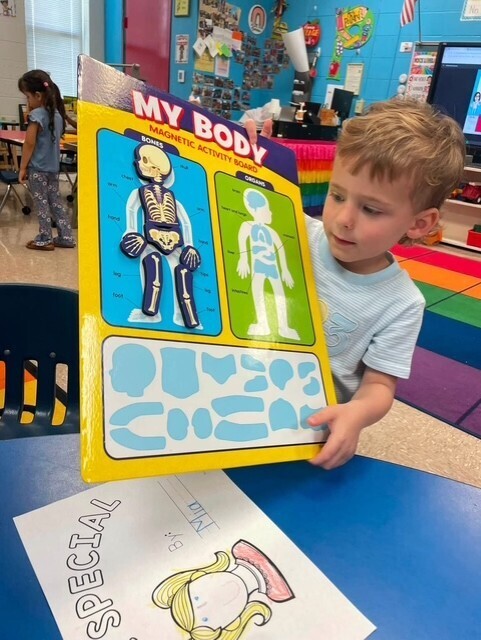 "All about Me" in PreK at AES!