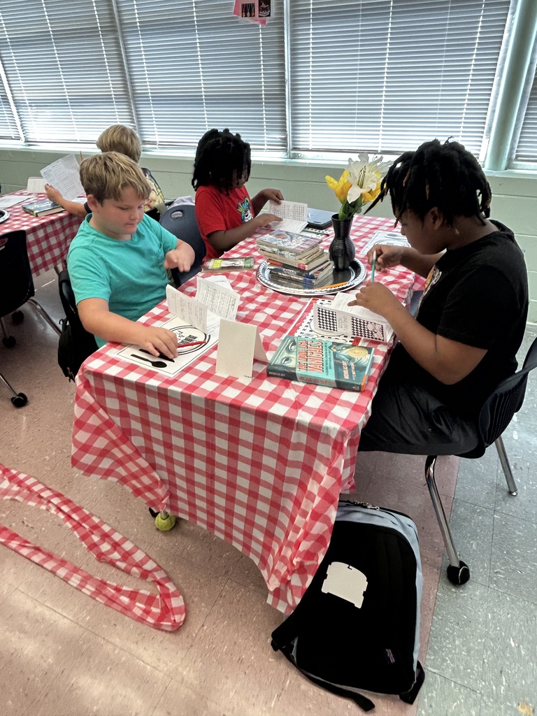6th Grade Book Tasting