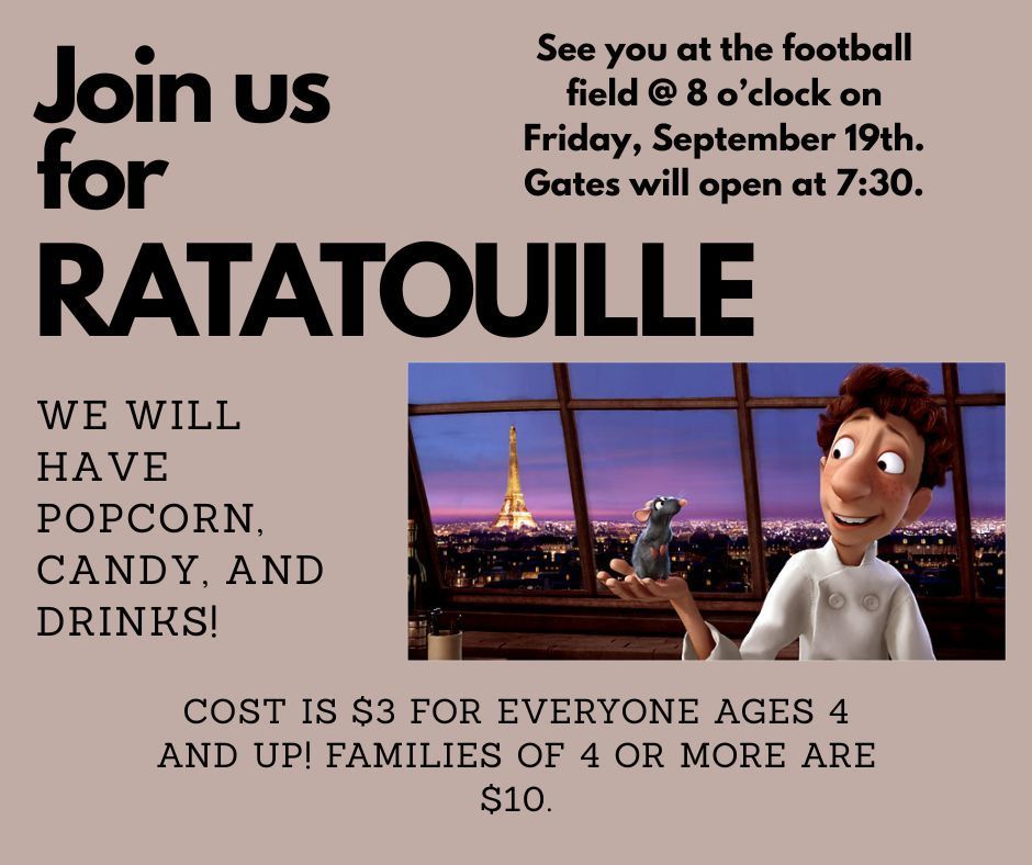 Ratatouille movie night