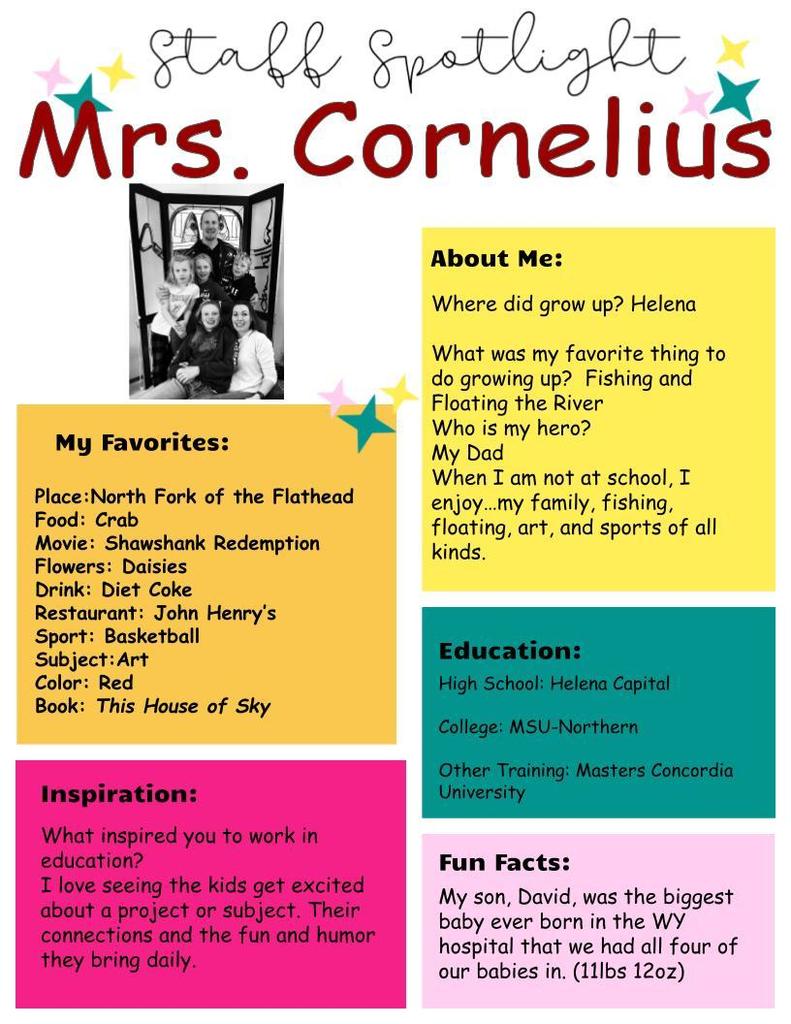 Mrs. Cornelius