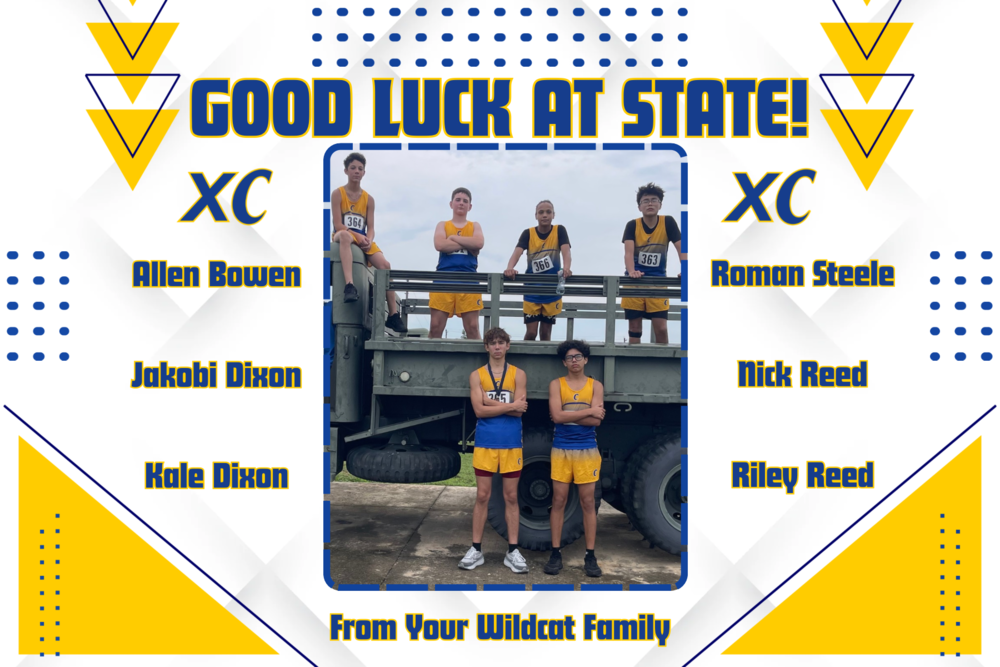 Chouteau Boys cross-country team