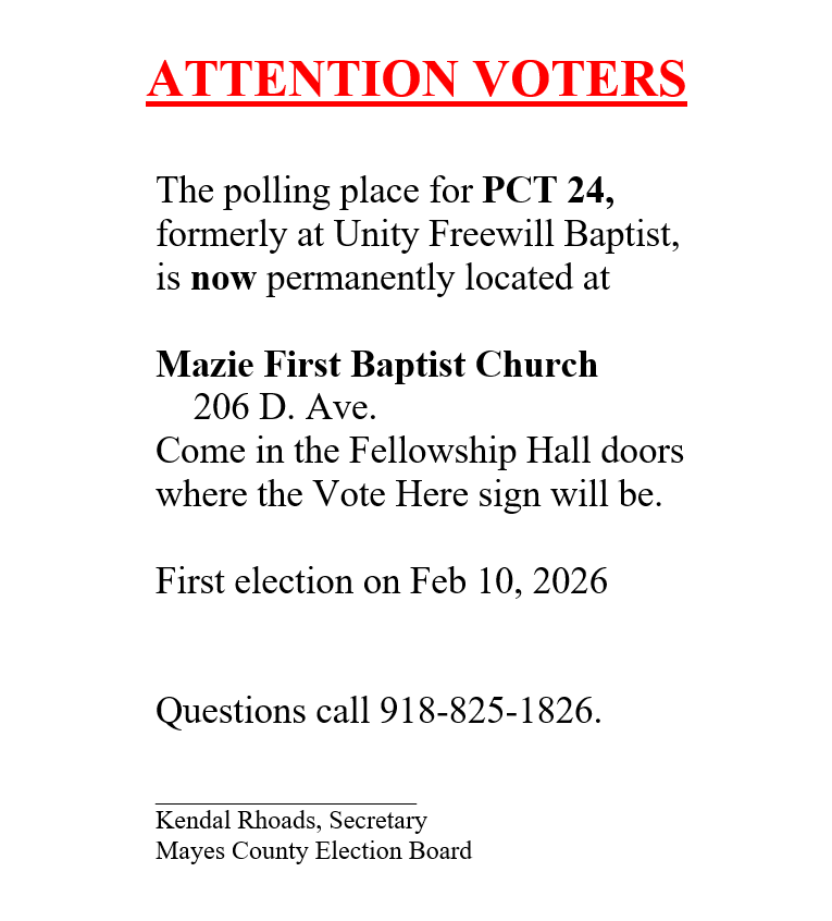 Precinct 24: Polling place change