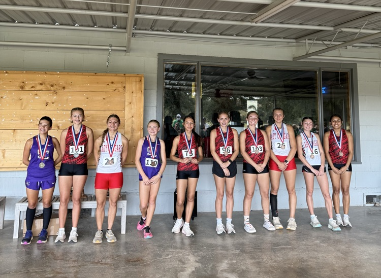 Sophia 3rd, Kayleigh 8th, Brynnlee 9th