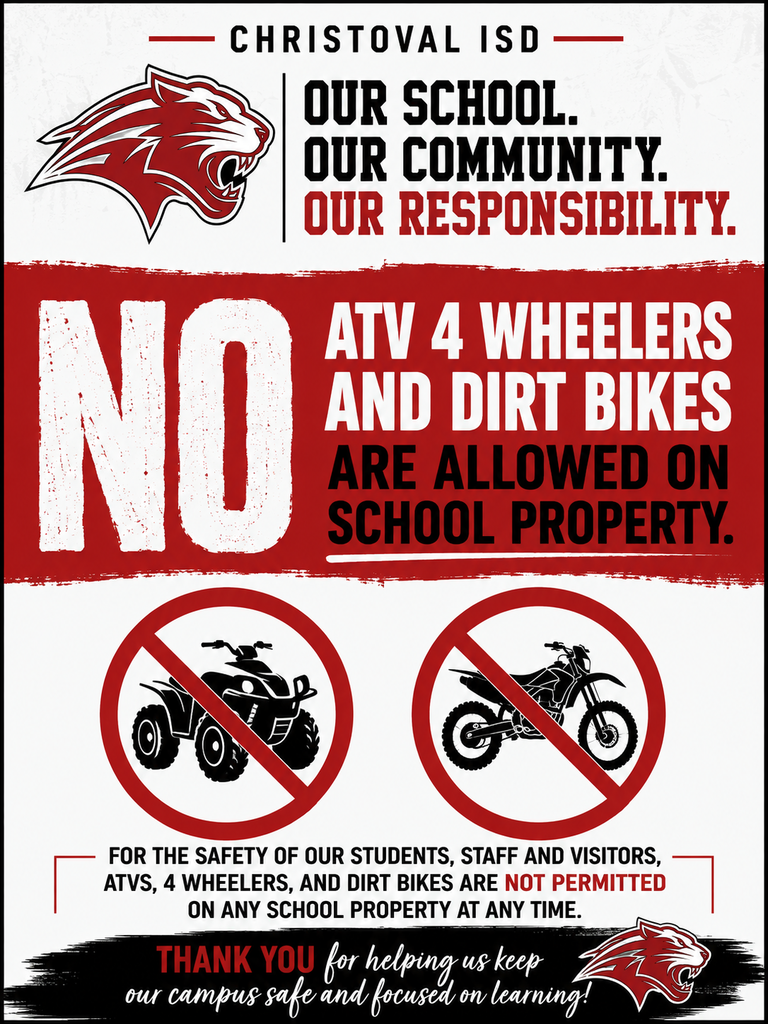 No ATV's or Dirt Bikes