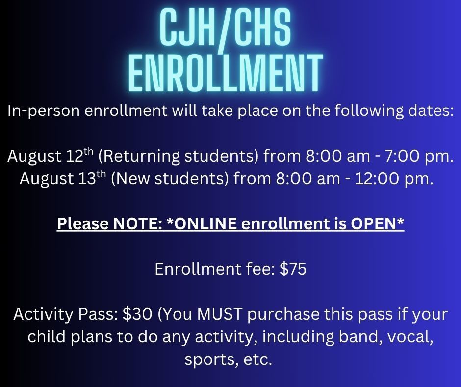 CJHCHS Enrollment