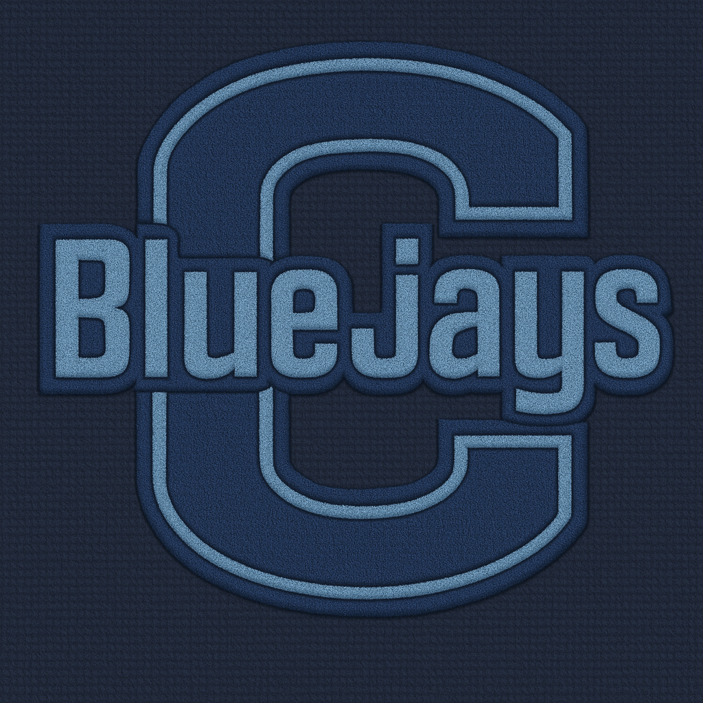 Capital C with Bluejays Spelled Out