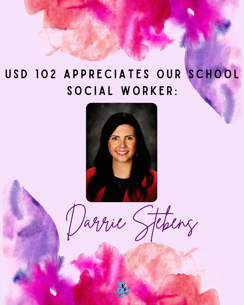 Pretty Pink and Purple Watercolour Poster