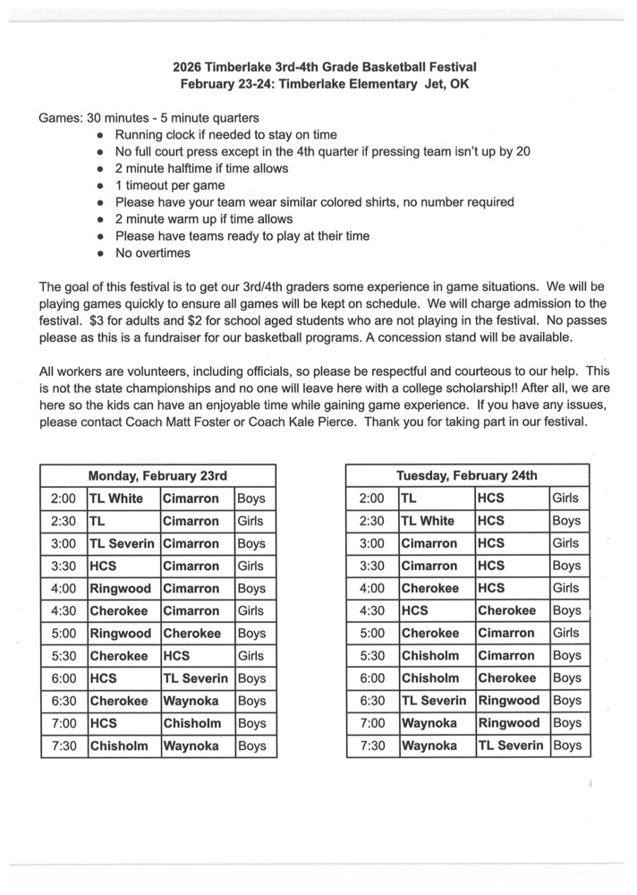 3rd & 4th Grade Basketball
