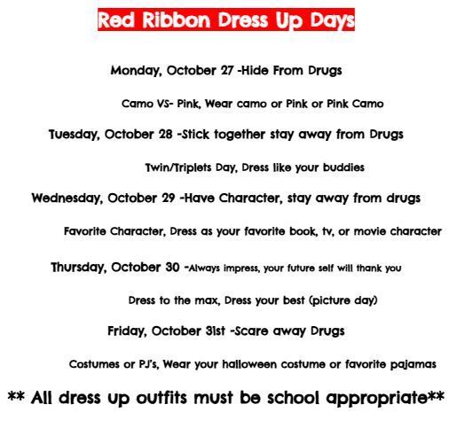 RED RIBBON WEEK