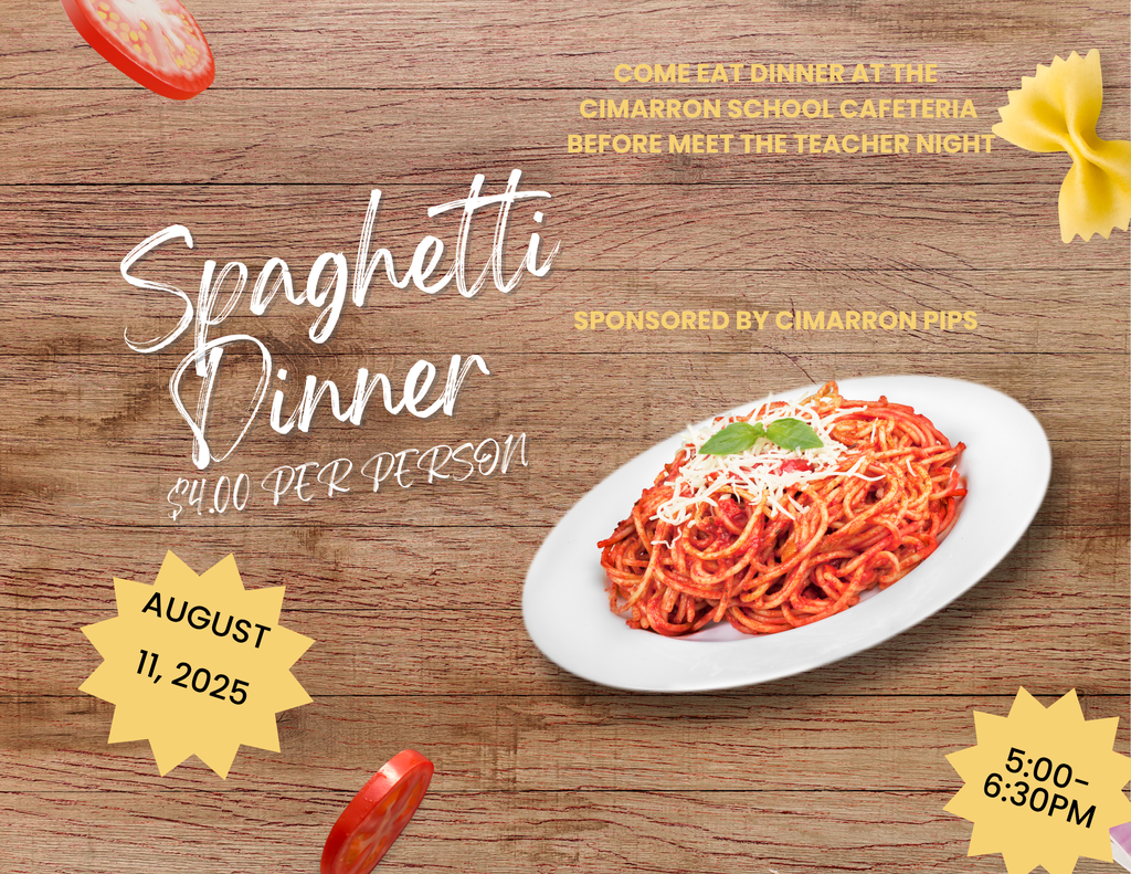 SPAGHETTI DINNER  BEFORE MEET THE TEACHER NIGHT