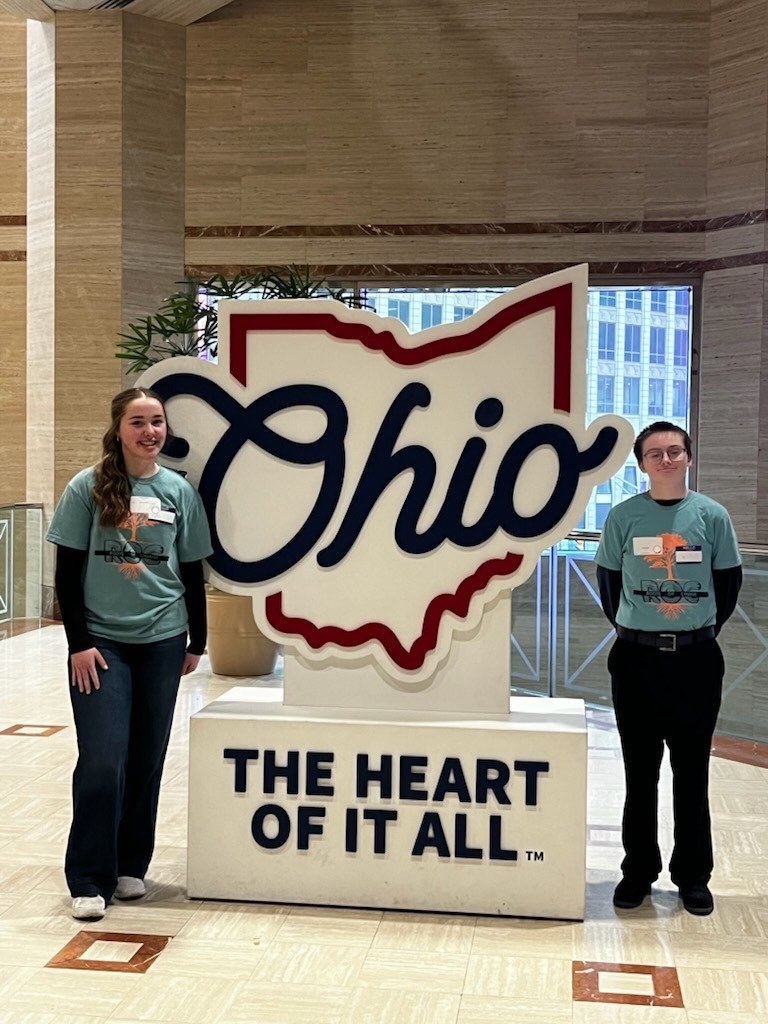 Will Scott poses with PAAC members at the Ohio State house