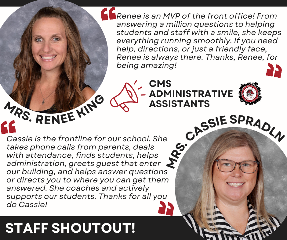 wow wednesday graphic recognizing cms administrative assistants