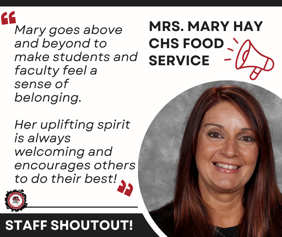 wow wednesday graphic recognizing mary hay