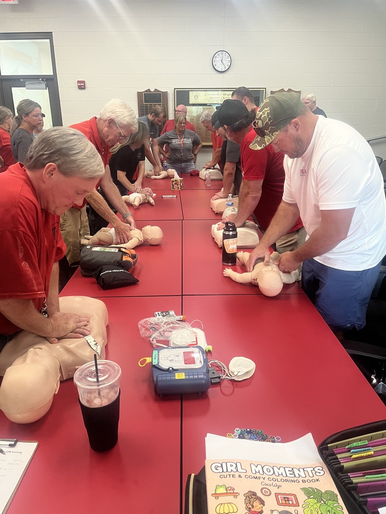 custodial and maintenance teams take CPR certification class