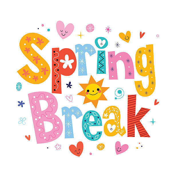 Announcement for spring break and minimum day pictures