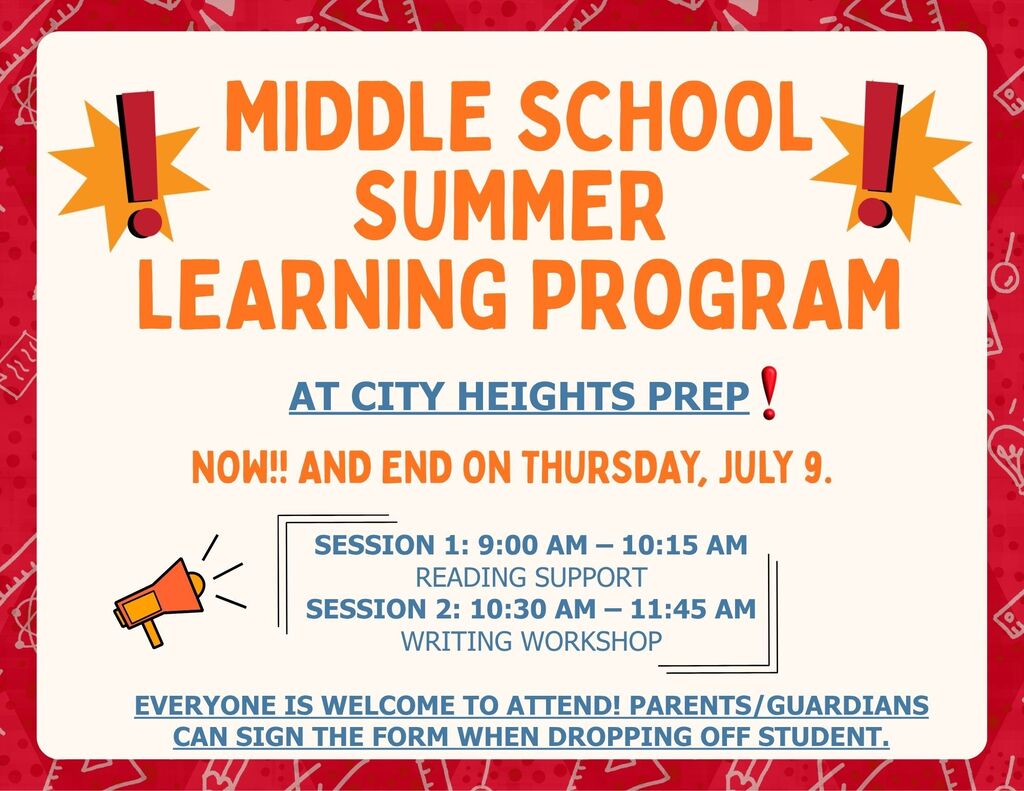 MS Summer Learning